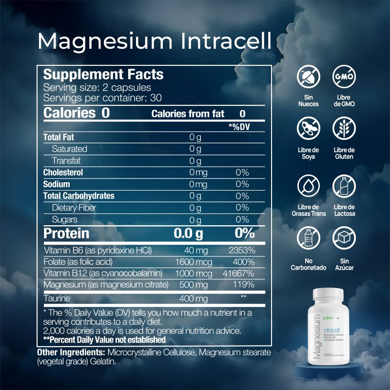 Magnesium Intracell - El Más Comprado para Dormir Mejor