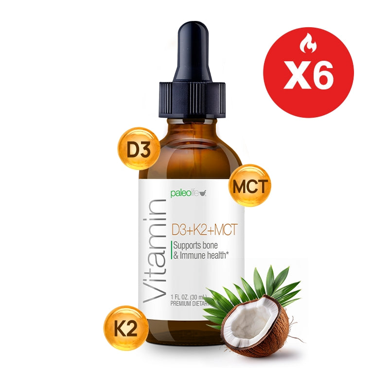 Vitamin D3+K2+MCT Oil - Esencial para Huesos Fuertes e Inmunidad