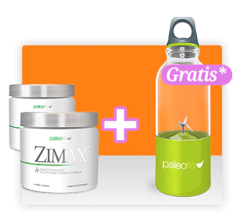 2 Zimax® Envase + Licuadora Gratis