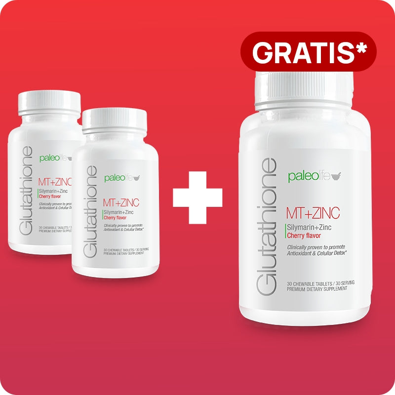 Glutathione  MT + ZINC: Detox - Más Elegido para Cuidar tu Hígado