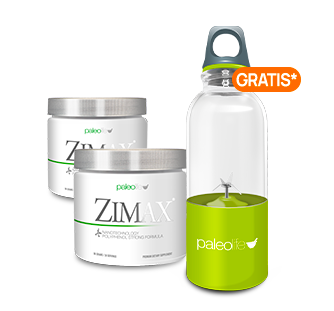 2 Zimax® Envase + Licuadora III  Gratis*