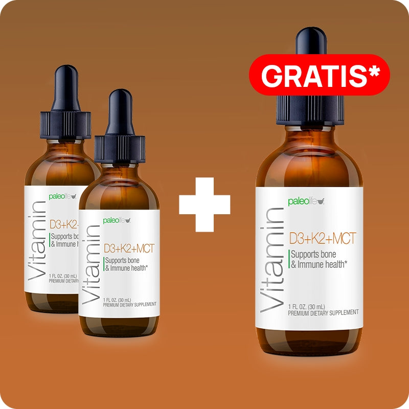 Vitamin D3+K2+MCT Oil - Esencial para Huesos Fuertes e Inmunidad